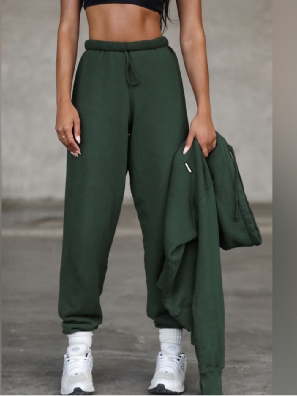 Joah Brown EUC Oversized Joggers in Pine